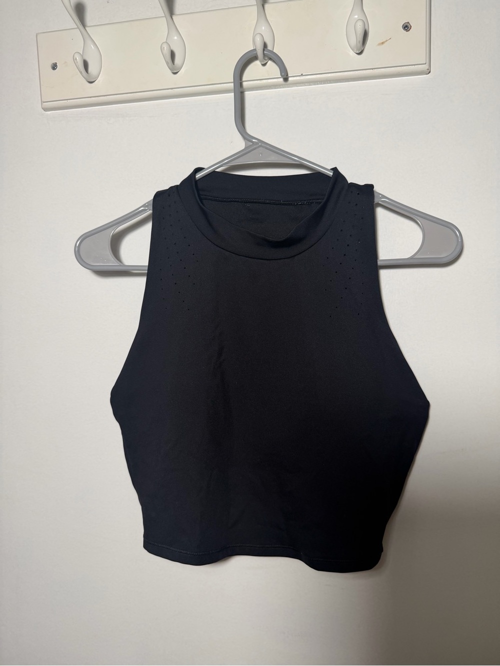 Target Black High-Neck Cropped Tank